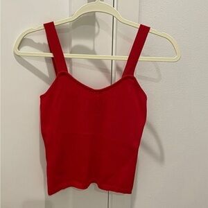 Mango Women Chili Red Crop Top